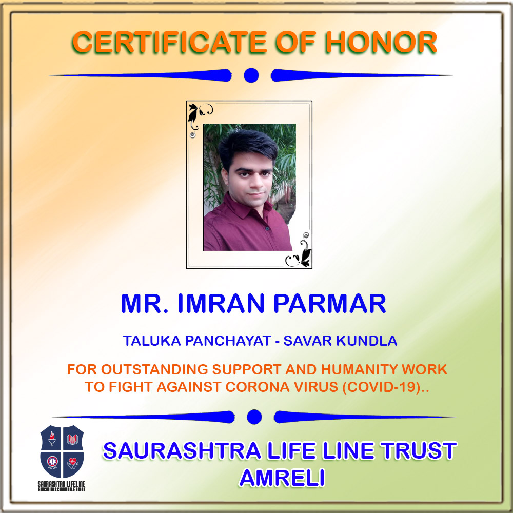 Certificate of Honor